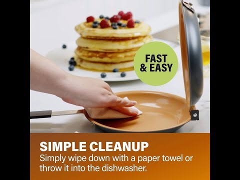 Gotham Steel Double Sided Pan, The Perfect Pancake Maker