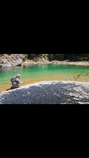 Guide Mike and our guy Hugh know one rule: never give up. Gorgeous water, the fish were biting, but the hook just wouldn’t set... wrong angle, wrong timing. A few minutes later, after some jokes and a fresh cast… BOOM. A straight-up donkey of a fish and an even bigger smile. Love moments like this. #itsallabouttheexperience Guideline Gear available at our online Shop latitudeflygear.com | Southern Latitude Guides