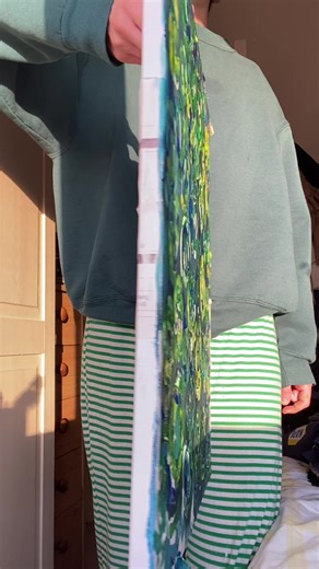 Spring Acrylic Painting by a British Artist