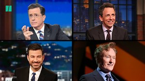 Late-night comedians joked about everything in the Mueller report, from President Donald Trump’s reaction to the fact that the report was heavily redacted. | HuffPost