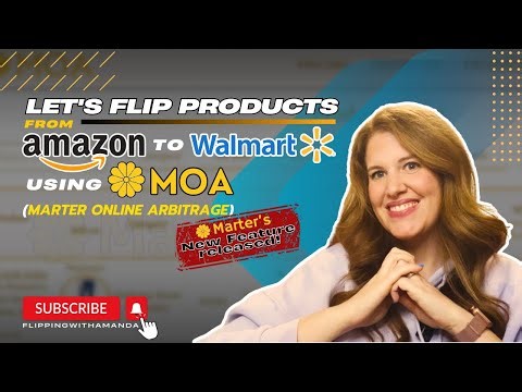 How to Flip PROFITABLE Items from Amazon to Walmart Using MOA | FlippingWithAmanda
