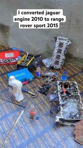 Conversion of jaguar engine to Range Rover engine 2015 #rangerover #automobile #jaguarstype