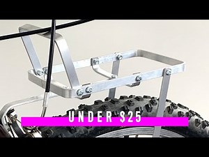 DIY bike front rack under $25 (2023 new version)
