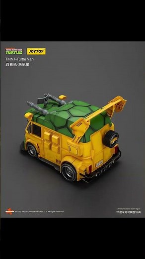 New from Joy Toy Teenage Mutant Ninja Turtles 1/18 scale “Turtle Van” Party Wagon