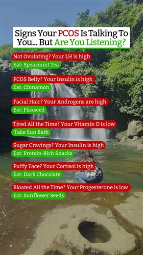 “Your PCOS is always giving signals… the question is — are you understanding them?” 🌸 #health #pcos