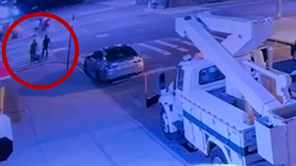 Disturbing video shows hit-and-run BMW driver fatally strike two men before speeding off in failed getaway