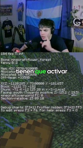 How to enable days in F3 Minecraft Java latest version #Minecraft #trick #tip #java #genaro