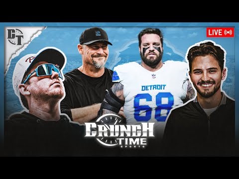 Detroit Lions News & Rumors and Taylor Decker Released | Crunch Time Sports Show
