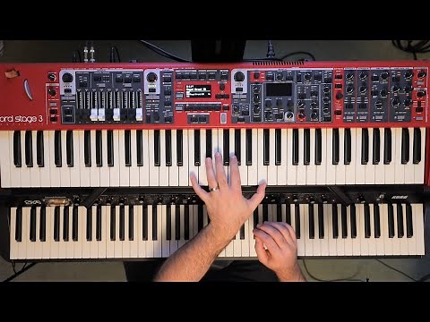 Korg SV-1 vs Nord Stage 3 ~ Grand Piano Comparison