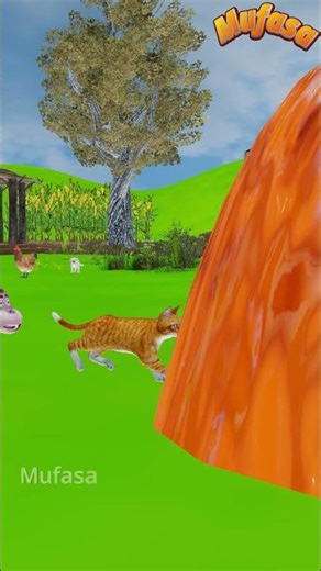 Billi Monkey Video | Billi Bandar Wala | Cat Monkey Cartoon | Billi Bandar Ki Video