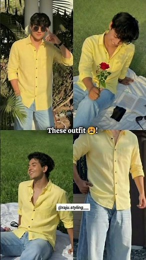 Yellow shirt outfit 🤫