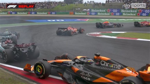 Restart causes CHAOS for RB as Daniel Ricciardo hit and Yuki Tsunoda forced to retire!