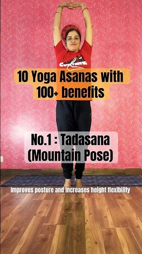 10 Yoga Asanas with 100+ Benefits | Daily Yoga for Health #yoga #workout