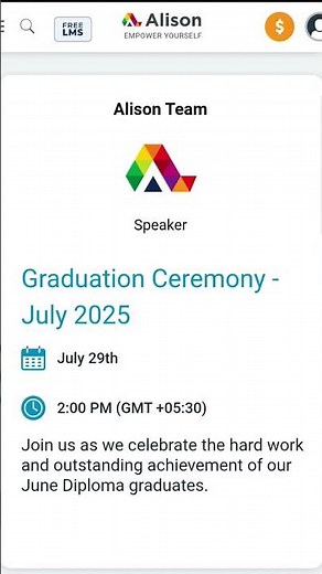 Download the Alison app and start your learning carrier and get earning