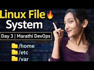 Linux File System Explained in Marathi | Day 3 | DevOps Series