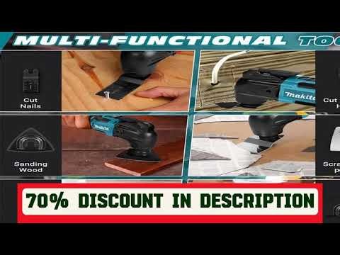 A must-have product! Makita Oscillating Multi Tool For 18V Battery Electric Saw Trimmer Oscillatin