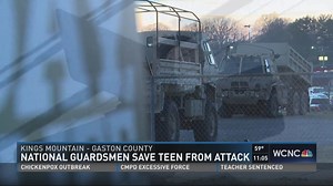 National Guardsmen stop sexual assault