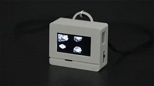 Animated Flying Toaster OLED Jewelry