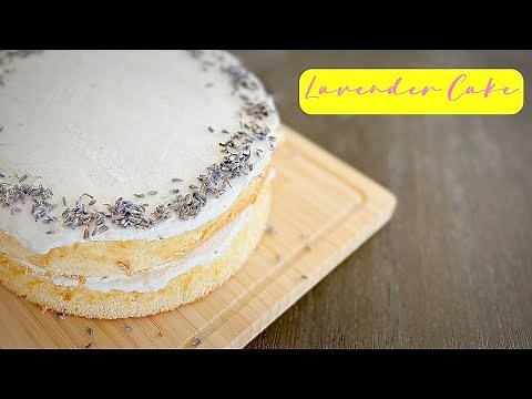 Lavender Cake Recipe II How to Make Lavender Cake II Easy Lavender Cake Recipe