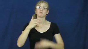 Watch how to sign 'dealing' in American Sign Language.