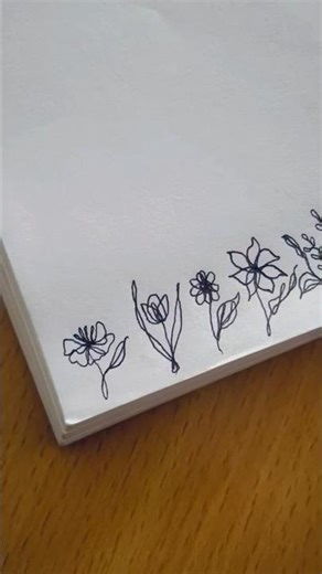 Draw mini flowers with me🥀 #art #shorts #trending #flowers #fypシ #youtubeshorts #artist #easy #rosé