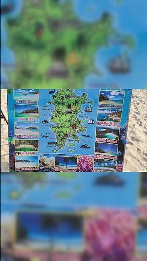 Phuket boat trip secrets revealed! 🗺️ Your island hopping map awaits #shorts