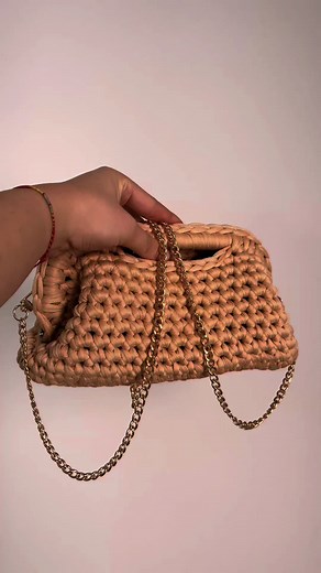 🥐 #clutchbag #perte #fyp #foryou #crochetbag