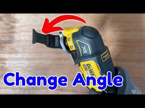 How to Adjust the Blade Angle on a DeWalt Oscillating Tool