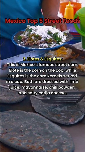 Top 5 Mexico Street Food You HAVE to Try #mexicotravel #mexicanfood #traveltips