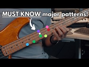 19 MUST KNOW Bass Patterns to use over Major Chords