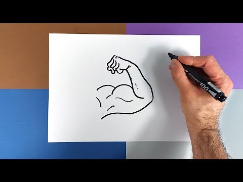 Comment dessiner un bras musclé ?