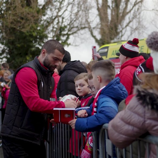 16K views · 537 reactions | All smiles at the STōK Cae Ras  ⚪️ #WxmAFC | Wrexham AFC | Facebook