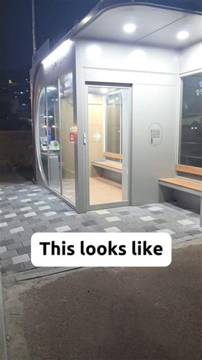 Bus Stops in Korea are on Another Level