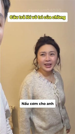 Câu trả lời vô tri của chồng