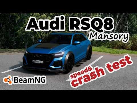 BeamNG Audi RSQ8/Mansory Mod Crash Test