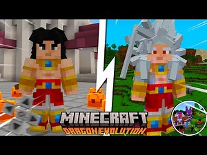 NEW SERIES in DRAGON BALL EVOLUTION V5.2 the BEST ADDON in MINECRAFT PE!