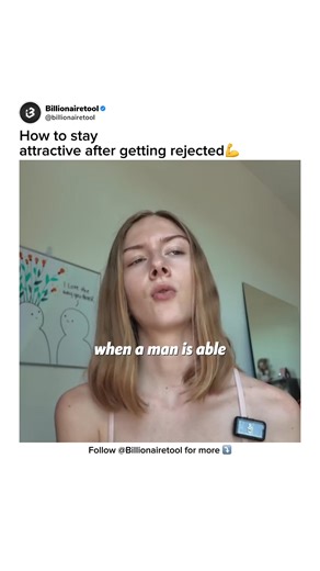 When you can accept rejection without feeling scared, anxious, or like a failure, you signal high self-worth. That emotional independence makes you instantly more attractive! Don't chase. Respect your value. Be the man who can walk away. What are your thoughts on this approach? Share in the comments! 👇 #Rejection #SelfRespect #DatingTips #Confidence #Attraction #PersonalGrowth #DatingAdvice #WalkAway | billionairetool