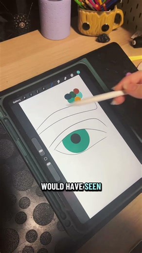 How I draw my eyes in Procreate 👁️✨ #digitalart #procreate #arttutorial #eyedrawing