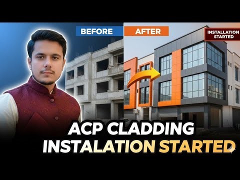 Professional ACP Cladding Work | Site Update & Final Transformation