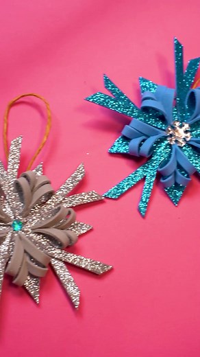 41K views · 568 reactions | DIY copos de nieve con fomi para el arbolito de navidad  #DIY #crafts #manualidades #ornaments #reels #navidad #Christmas | Supermanualidades | Facebook