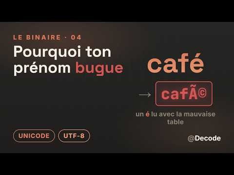 Pourquoi le « é » devient Ã© ? (UTF-8 expliqué simplement)