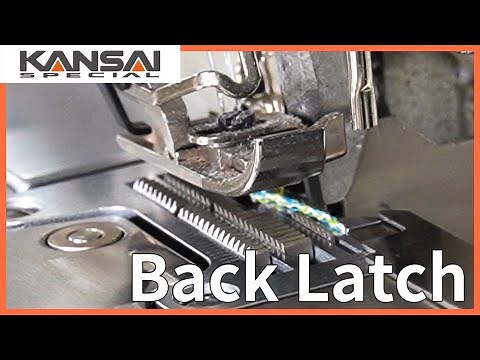 Automatic back latch stitch