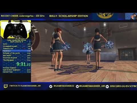 Bully: Scholarship Edition Chapter 4 Any% Speedrun (25:54 IGT)