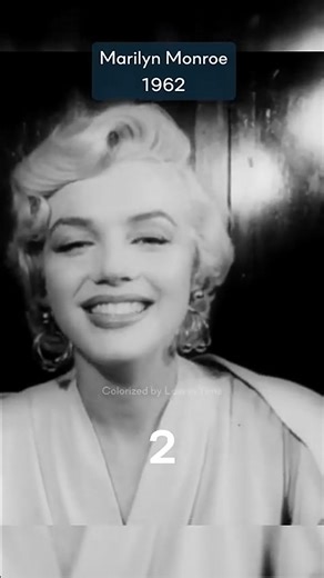 Marilyn Monroe in 1962 in color!