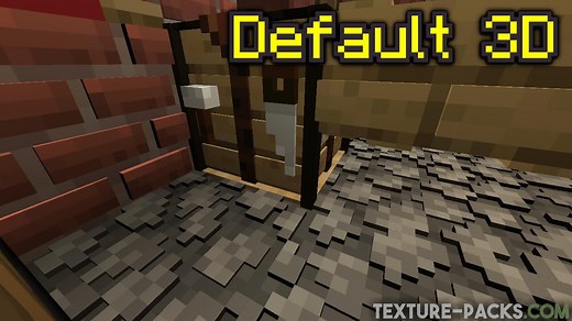 Default 3D Texture Pack 1.21.11 / 1.21.10 / 1.21.9 | Download