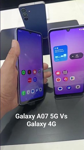 Galaxy A07 5G vs Galaxy A07 4G Comparison #tech