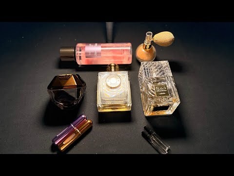 ASMR PERFUME Collection ✨ Glass Tapping, Bottle Sounds