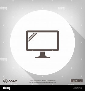 Pictograph of computer Stock Vector Image & Art - Alamy