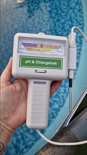 PH-Wert und Chloridgehalt schon gecheckt? Prüfe dein Poolwasser! 💧