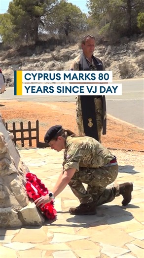 In soaring heat, British Forces Cyprus marked 80 years since VJ Day at Dhekelia Cemetery 🇨🇾 A service of remembrance honoured those who served, with personnel, veterans, and senior officers in attendance. #VJDay80 #VJDay #armedforces #forcesnews #Conflict #pace #war #VJDay #Remembrance #UK #news | Forces News